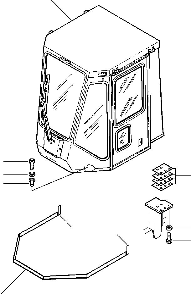 Wheel Loaders DRESSTA / 512 S/N C003001-UP(512) / ROPS CAB MOUNTING PARTS(05-056 : 05-056)