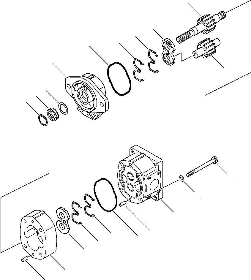 Wheel Loaders DRESSTA / 512 S/N C003001-UP(512) / HYDRAULIC PUMP (KOMATSU) LIFT, DUMP, AND STEERING(06-002 : 06-002)