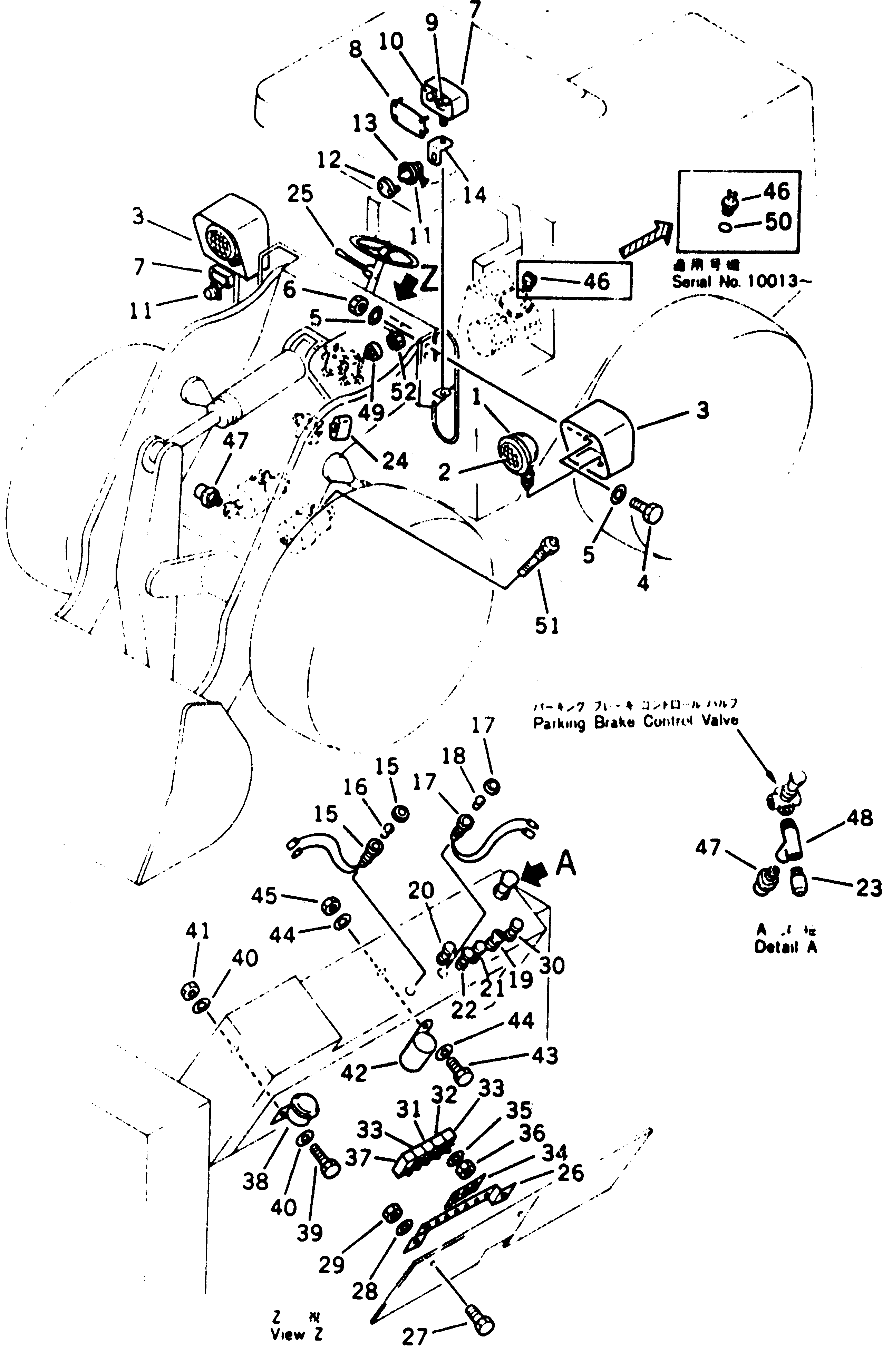 Wheel Loaders Komatsu / 530-1 S/N 10001-49999(530-1r) / ELECTRICAL PARTS (FRONT)(#10001-11434)(030120 : 152)