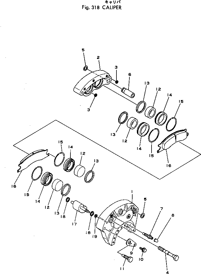 Wheel Loaders Komatsu / 530-1 S/N 10001-49999(530-1r) / CALIPER(#10001-)(090130 : 318)