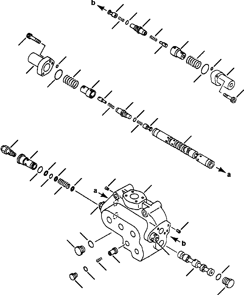 Wheel Loaders DRESSTA / 542 S/N U004001-U004100 & C004101-UP(542) / FIG NO. 4101 STEERING DEMAND VALVE(04-002 : 10BHW420.001)