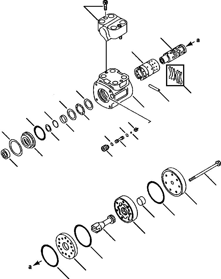 Wheel Loaders DRESSTA / 542 S/N U004001-U004100 & C004101-UP(542) / FIG NO. 4111 STEERING VALVE KOMATSU(04-006 : 10BHW380.002)