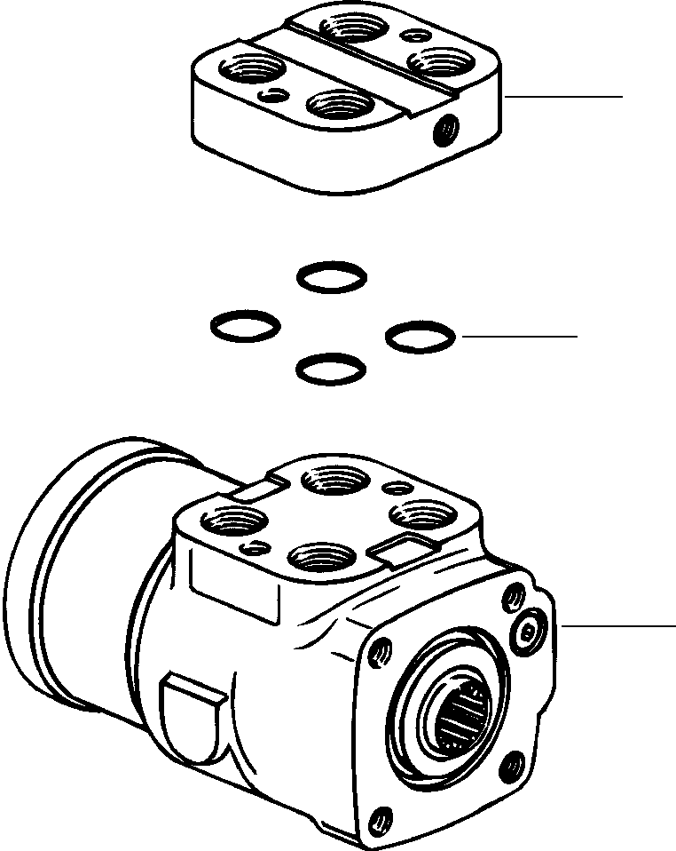 Wheel Loaders DRESSTA / 542 S/N U004001-U004100 & C004101-UP(542) / FIG NO. 4111A STEERING VALVE EATON(04-008 : 10BHW380.015)