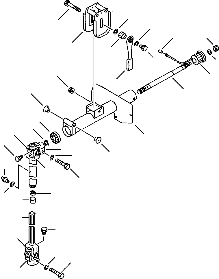 Wheel Loaders DRESSTA / 542 S/N U004001-U004100 & C004101-UP(542) / FIG NO. 4451 STEERING COLUMN(04-030 : 05AMW450.002)