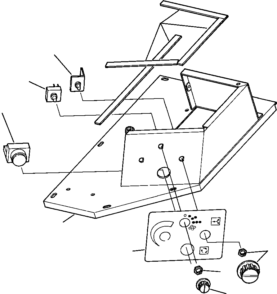 Wheel Loaders DRESSTA / 542 S/N U004001-U004100 & C004101-UP(542) / FIG NO. 5541B HEATER AND AIR CONDITIONING UNIT TOP COVER ASSEMBLY(05-144 : 13FDW380.004)