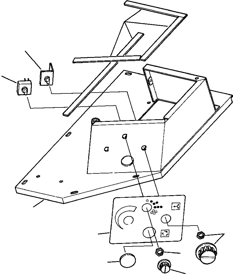 Wheel Loaders DRESSTA / 542 S/N U004001-U004100 & C004101-UP(542) / FIG NO. 5585B HEATER UNIT TOP COVER ASSEMBLY(05-160 : 13EZW380.004)