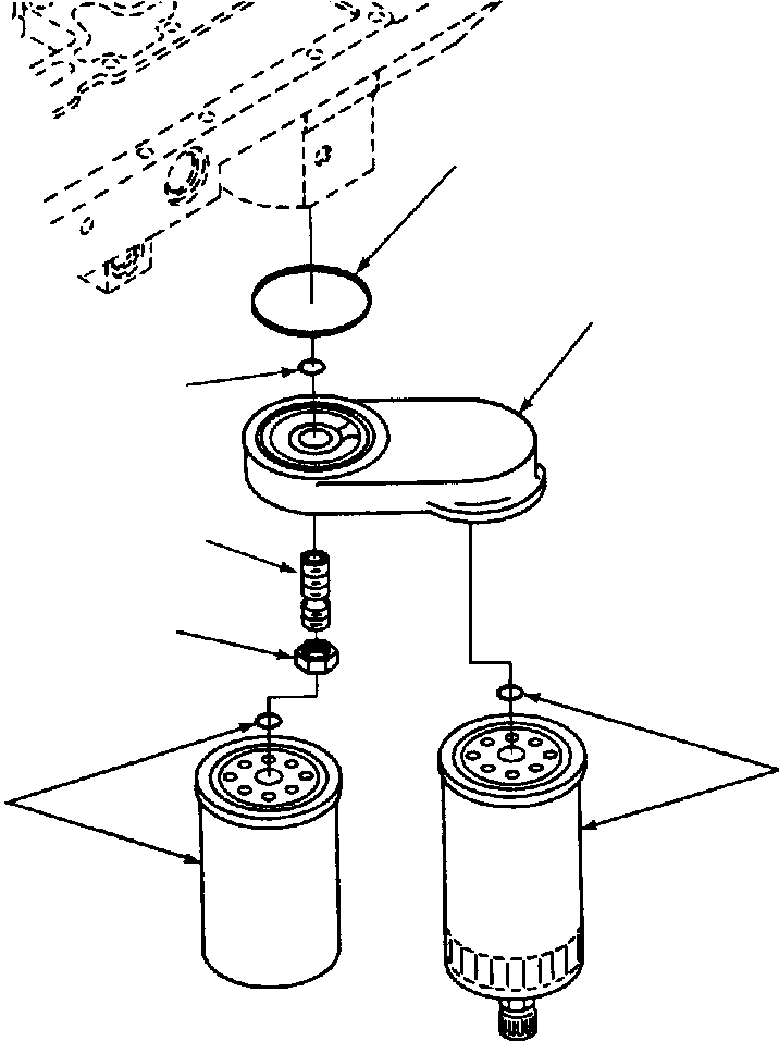 Wheel Loaders DRESSTA / 542 S/N U004001-U004100 & C004101-UP(542) / FUEL FILTER(E4-006 : E4AI614T.001)