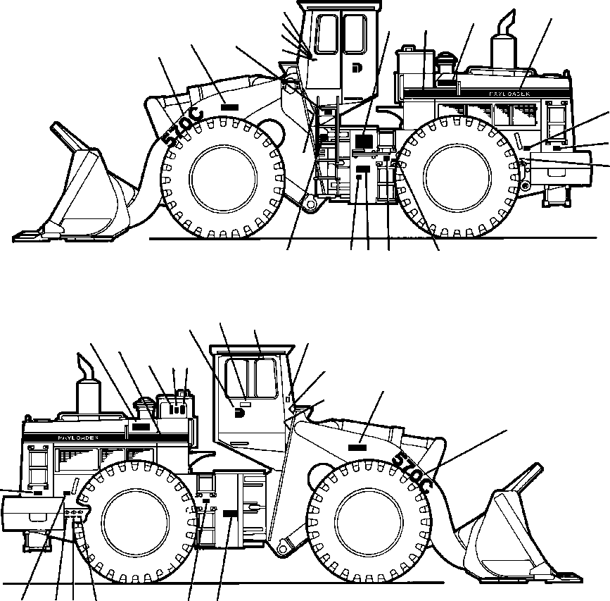 Wheel Loaders DRESSTA / 570C S/N U005001-UP(570C) / PRODUCT GRAPHICS, FOREIGN LANGUAGE(02-006 : 02-006)