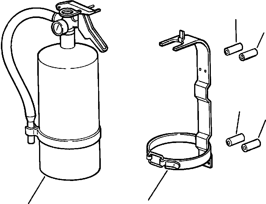 Wheel Loaders DRESSTA / 570C S/N U005001-UP(570C) / FIRE EXTINGUISHER(02-014 : 02-014)