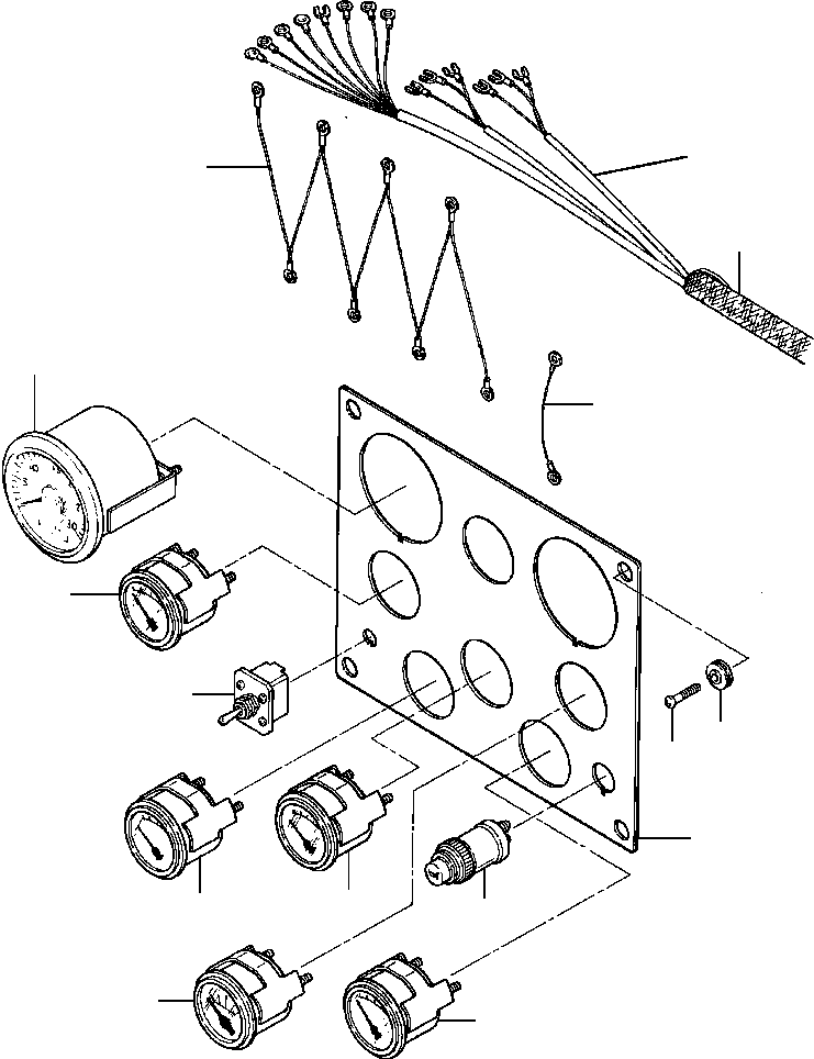 Rollers DRESSTA / VOS66A, A66A, D66A, PD66A S/N U490404 & U490500-UP(66A) / INSTRUMENT PANEL & GAUGES(11-004 : 11-004)