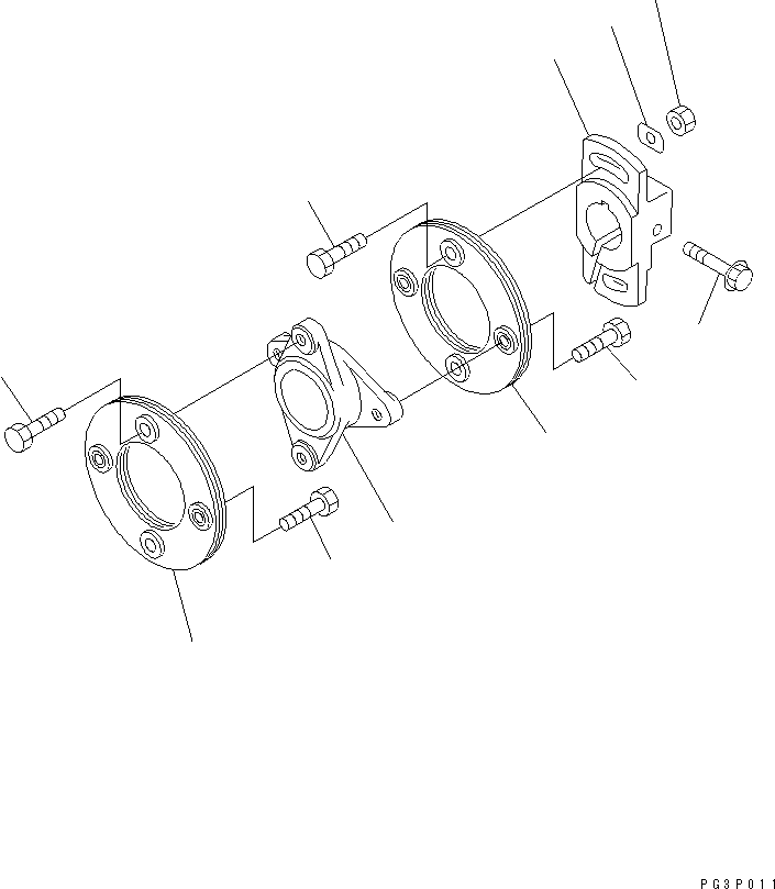 Komatsu parts book diagram for 6D105-1M-F S/N 15149-UP: FUEL INJECTION PUMP (COUPLING) (HIGH ALTITUDE SPEC.)(#55043-)