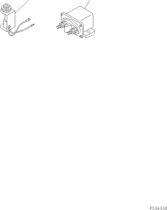 Komatsu parts book diagram for 6D105-1M-P S/N 15149-UP: REGUALTOR AND HEATER SIGNAL