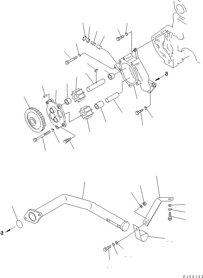 Engines Komatsu / 6D105-1Z S/N 62390-UP(6d105-7r) / (090010 : 0301)