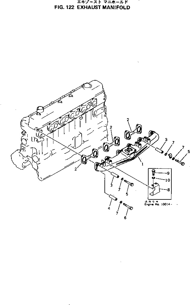 Engines Komatsu / 6D105-1P S/N 16877-UP(6d105-lr) / (030070 : 122)