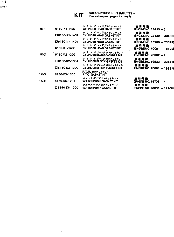 Engines Komatsu / 6D125-1N S/N 10001-UP(6d125-lr) / (180010 : 995)