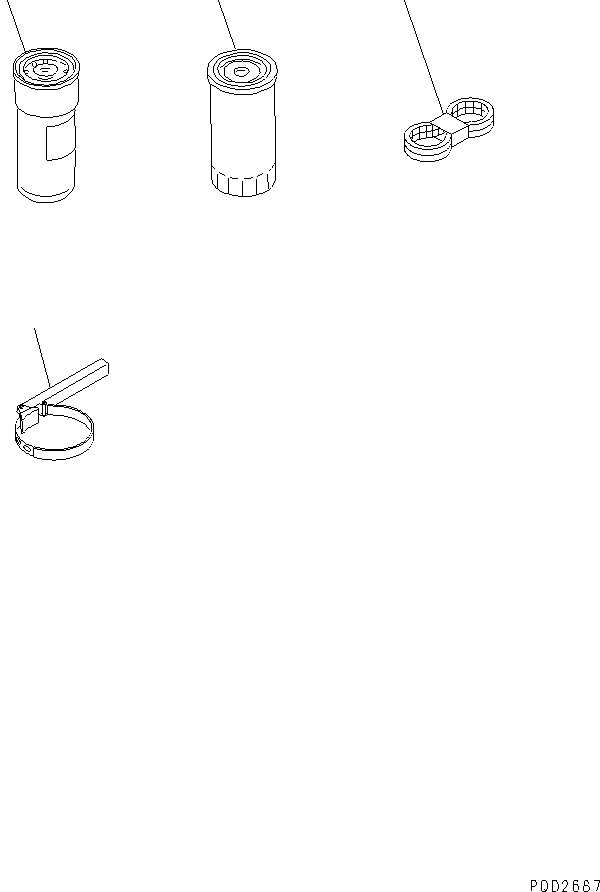 Engines Komatsu / 6D125-1AB-N S/N 47990-UP(6d125-mc) / SPARE PARTS(030960 : A9020-A3B2)