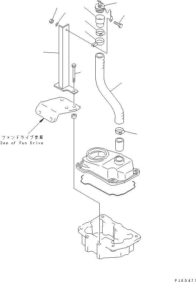 Engines Komatsu / 6D125E-2D-5 S/N 60721-UP(6d125e4c) / HEAD COVER RELATED PARTS(#75758-)(030060 : A1111-A3A2)