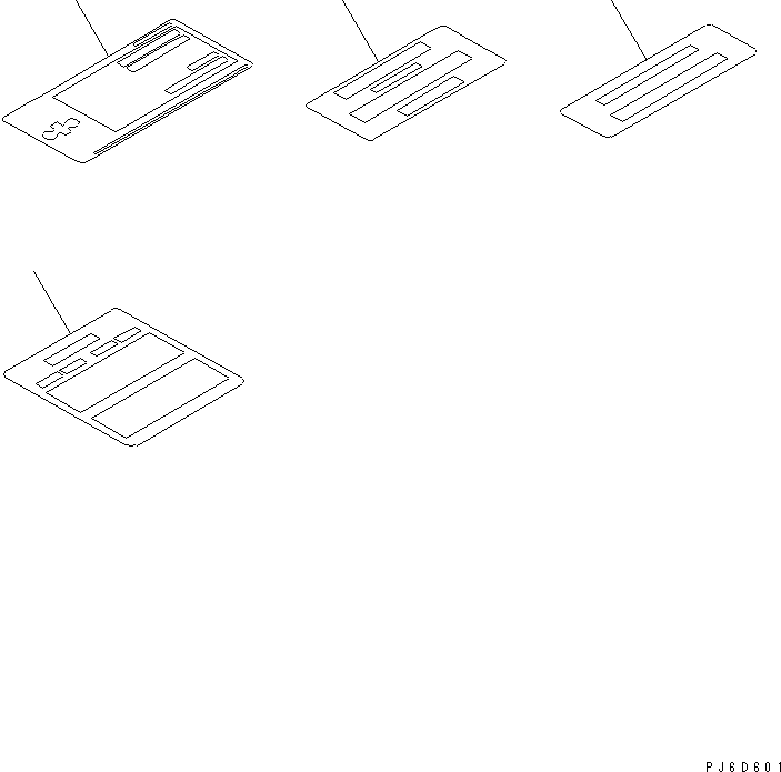 Engines Komatsu / 6D125E-2A-5 S/N 60721-UP(6d125e9r) / NAME PLATE AND CAUTION(#86280-)(031920 : A9810-A335)