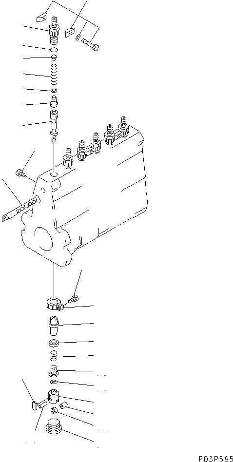 Engines Komatsu / 6D95L-1B S/N 10001-UP(6d95l-0r) / FUEL INJECTION PUMP (PUMP) (2/2)(#10001-78684)(120070 : 0454)