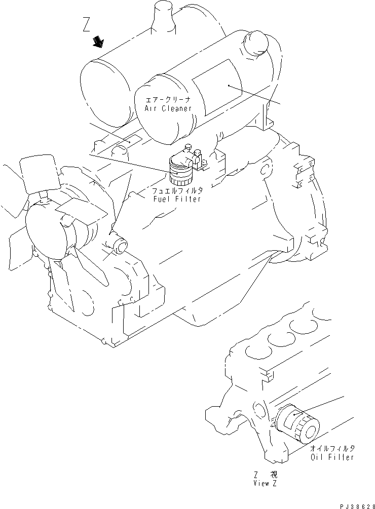 Engines Komatsu / 6D95L-1AC-TR S/N 96999-UP(6d95l-6c) / NAME PLATE AND CAUTION (ENGLISH)(030530 : A9810-A0A9)