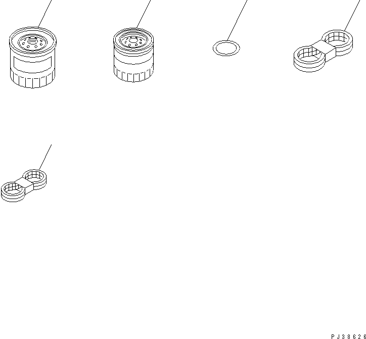 Engines Komatsu / 6D95L-1AD S/N 96999-UP(6d95l-8c) / SPARE PARTS(031100 : A9020-A0A8)