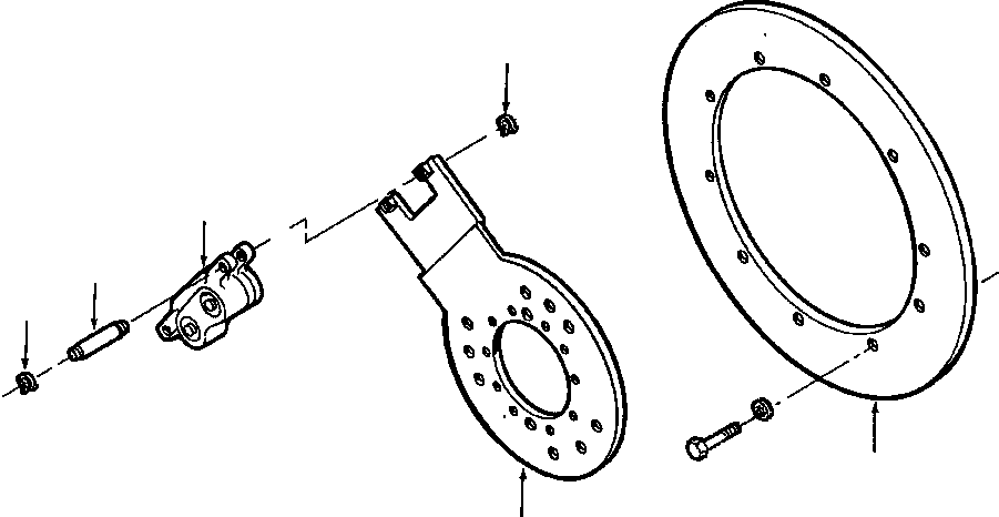 Rollers DRESSTA / 712 & 714 S/N 61880-UP(712714) / PARKING BRAKE MOUNTING(04-002 : 04-002)