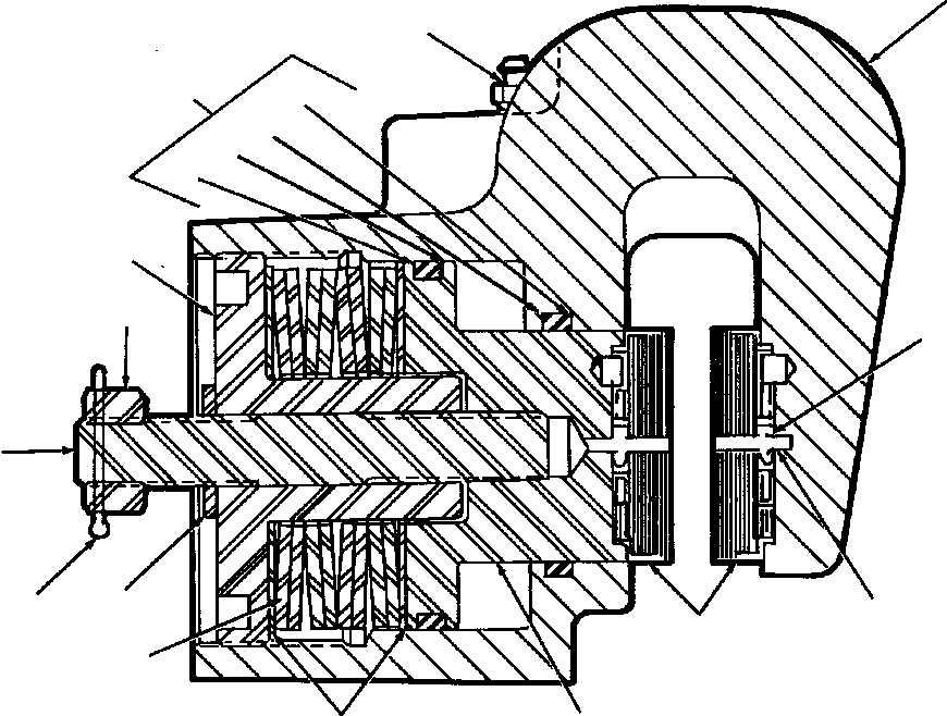 Rollers DRESSTA / 712 & 714 S/N 61880-UP(712714) / PARKING BRAKE ASSEMBLY(04-004 : 04-004)