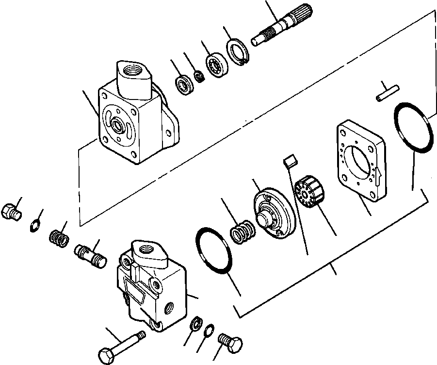 Rollers DRESSTA / 712 & 714 S/N 61880-UP(712714) / STEERING PUMP(10-024 : 10-024)