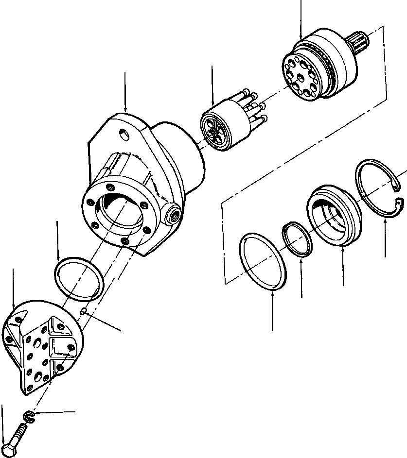 Rollers DRESSTA / 712 & 714 S/N 61880-UP(712714) / DRUM DRIVE MOTOR(10-040 : 10-040)