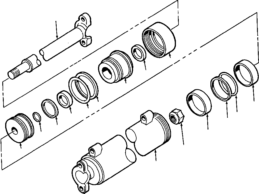 Rollers DRESSTA / 712 & 714 S/N 61880-UP(712714) / STEERING CYLINDER(10-052 : 10-052)