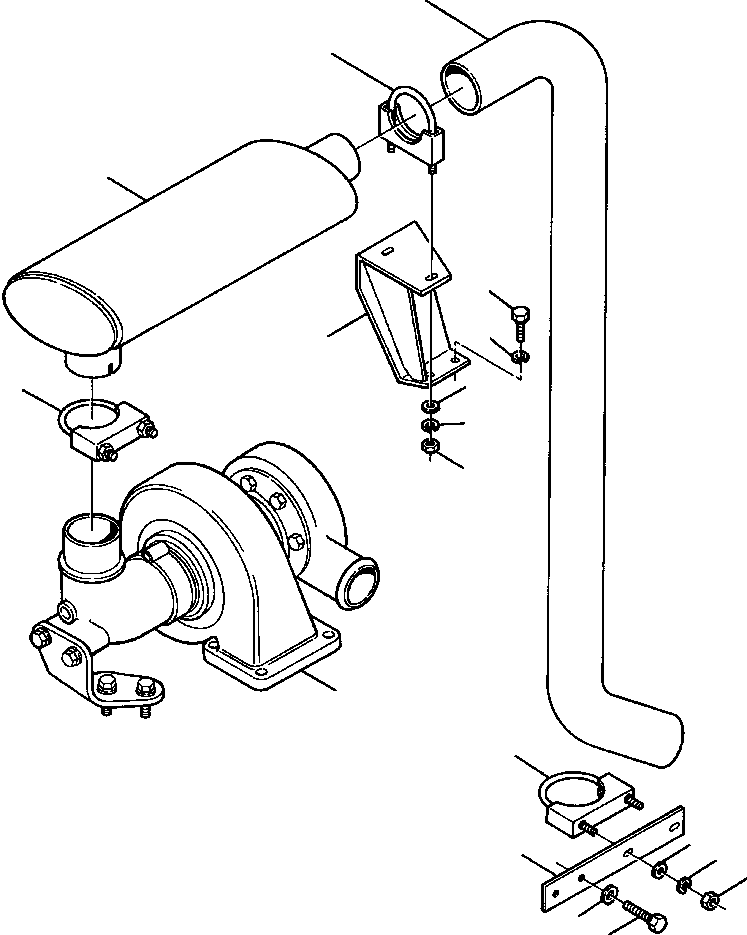 Rollers DRESSTA / 712 & 714 S/N 61880-UP(712714) / EXHAUST SYSTEM(12-012 : 12-012)