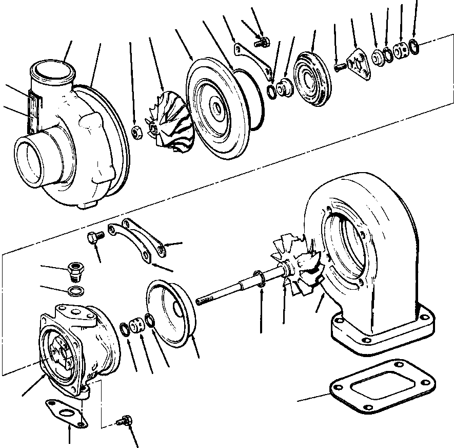 Rollers DRESSTA / 712 & 714 S/N 61880-UP(712714) / TURBOCHARGER(E1-016 : E1-016)