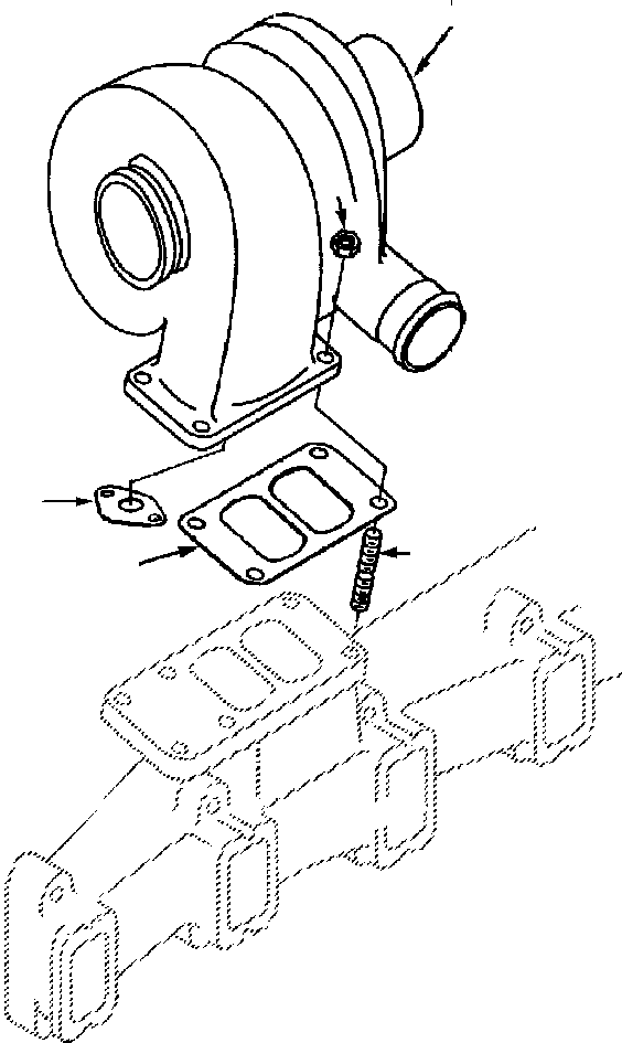 Rollers DRESSTA / 712 & 714 S/N 61880-UP(712714) / TURBOCHARGER MOUNTING(E1-020 : E1-020)