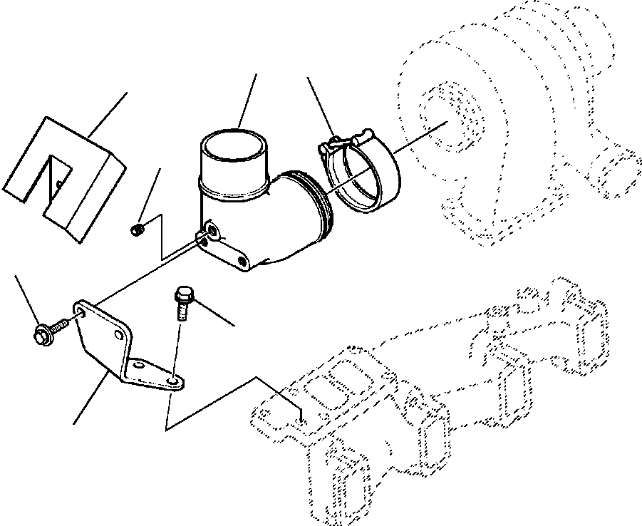 Rollers DRESSTA / 712 & 714 S/N 61880-UP(712714) / EXHAUST CONNECTION(E1-026 : E1-026)