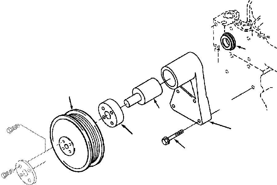 Rollers DRESSTA / 712 & 714 S/N 61880-UP(712714) / FAN DRIVE(E5-008 : E5-008)