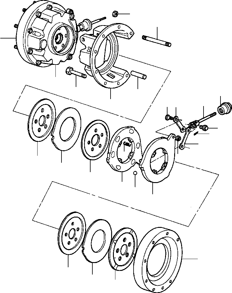 Rollers DRESSTA / 784, D784, PD784 S/N 452000-Up(784) / PARKING BRAKE(04-006 : 04-006)