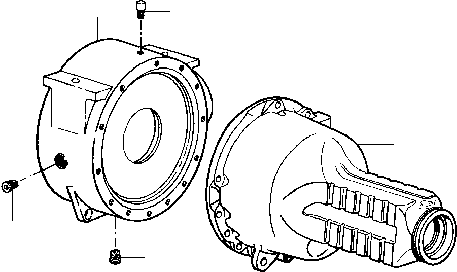 Rollers DRESSTA / 784, D784, PD784 S/N 452000-Up(784) / REAR AXLE DIFFERENTIAL HOUSING(07-014 : 07-014)