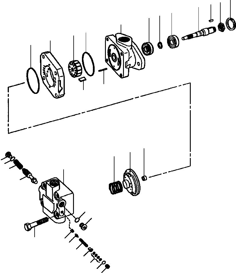 Rollers DRESSTA / 784, D784, PD784 S/N 452000-Up(784) / STEERING SYSTEM PUMP(10-044 : 10-044)