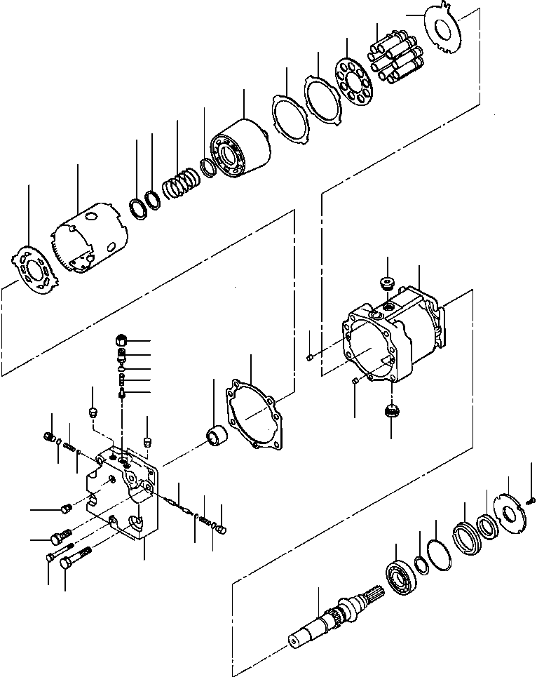 Rollers DRESSTA / 784, D784, PD784 S/N 452000-Up(784) / PROPULSION DRIVE MOTOR(10-066 : 10-066)