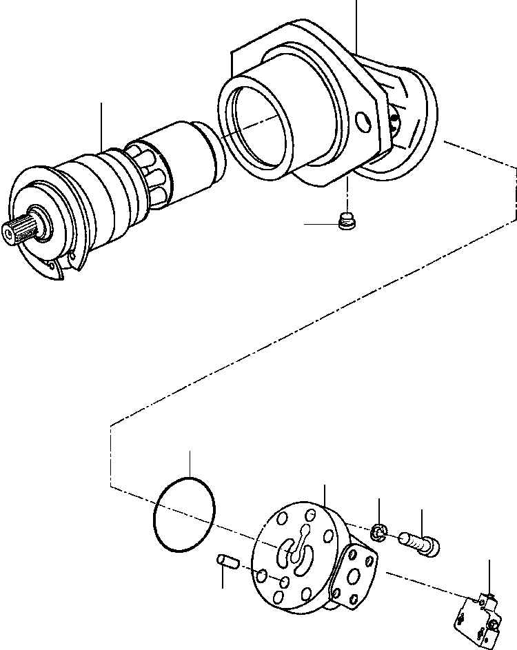 Rollers DRESSTA / 784, D784, PD784 S/N 452000-Up(784) / DRUM DRIVE MOTOR(10-070 : 10-070)