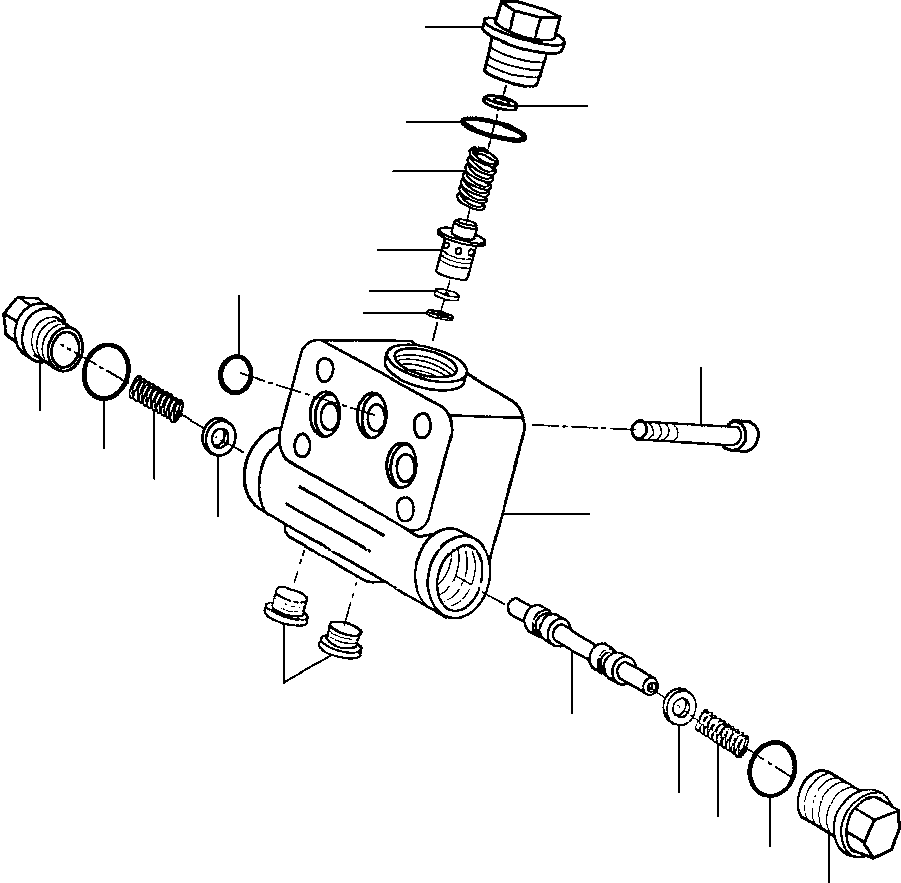 Rollers DRESSTA / 784, D784, PD784 S/N 452000-Up(784) / DRUM DRIVE MOTOR FLUSHING VALVE(10-074 : 10-074)