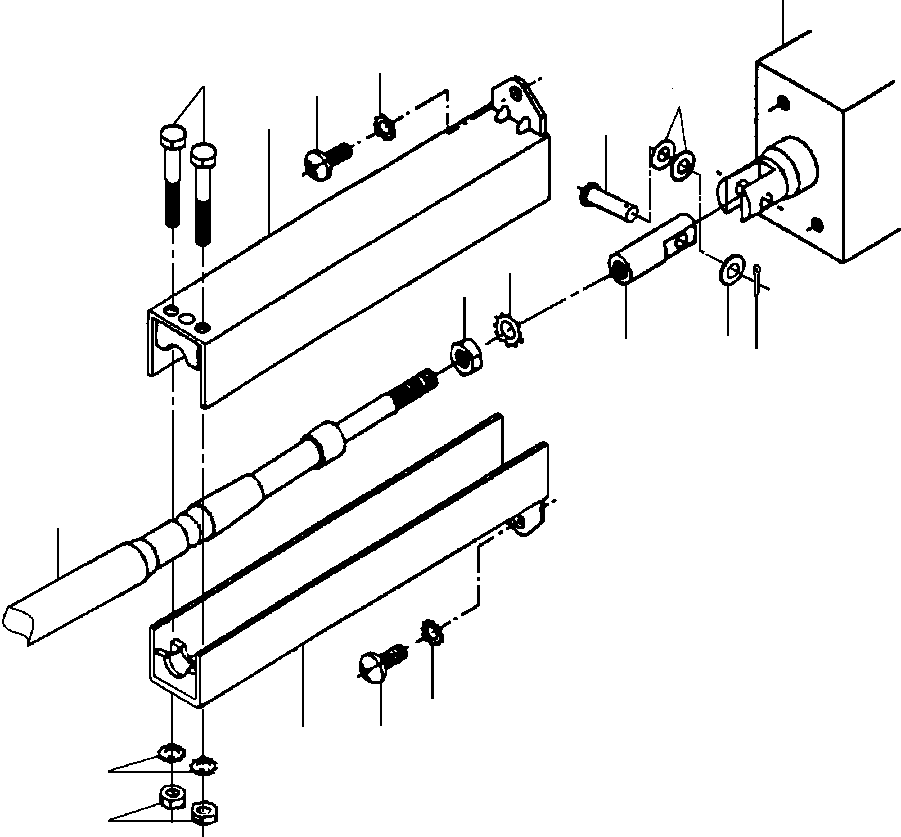 Rollers DRESSTA / 784, D784, PD784 S/N 452000-Up(784) / BLADE LIFT VALVE ADAPTOR(10-082 : 10-082)