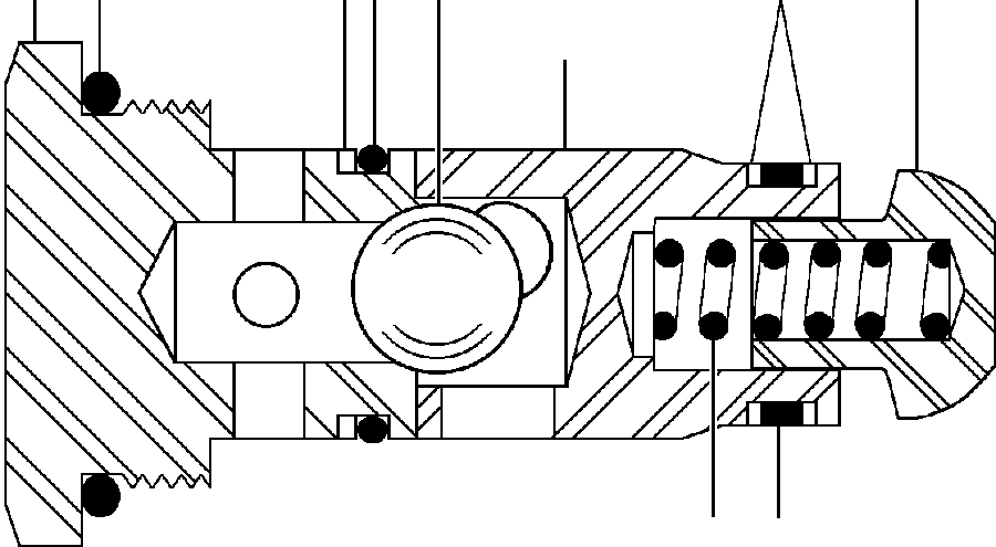 Rollers DRESSTA / 784, D784, PD784 S/N 452000-Up(784) / ANTI-CAVITATION CHECK PLUG(10-092 : 10-092)