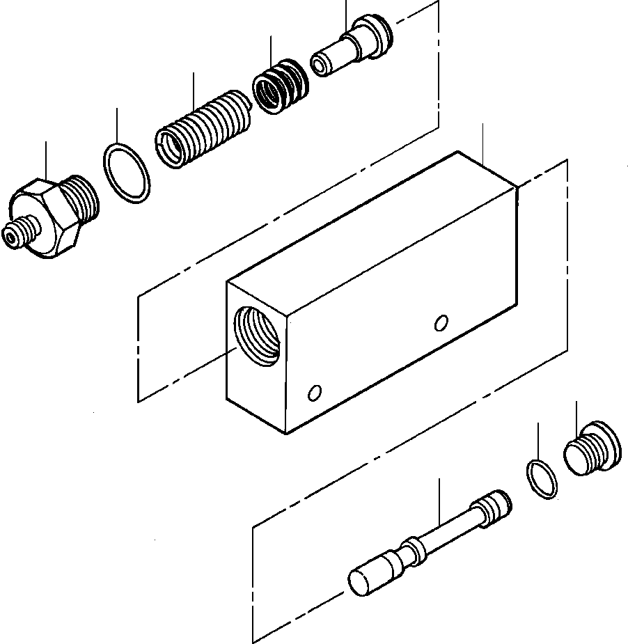 Rollers DRESSTA / 784, D784, PD784 S/N 452000-Up(784) / PRESSURE REGULATOR VALVE(10-102 : 10-102)