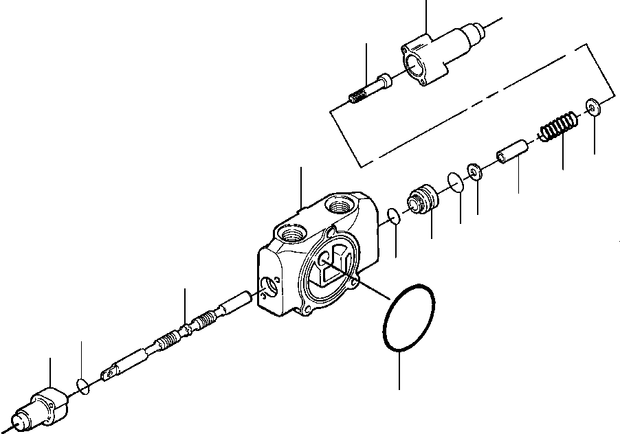 Rollers DRESSTA / 784, D784, PD784 S/N 452000-Up(784) / VIBRATOR SELECTOR VALVE SPOOL SECTION(10-108 : 10-108)