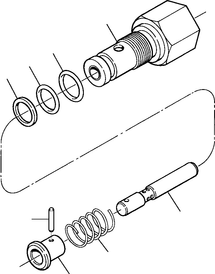 Rollers DRESSTA / 784, D784, PD784 S/N 452000-Up(784) / PILOT VALVE METERING CAPSULE(10-116 : 10-116)