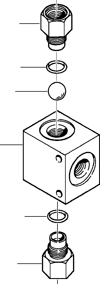 Rollers DRESSTA / 784, D784, PD784 S/N 452000-Up(784) / SHUTTLE VALVE(10-118 : 10-118)