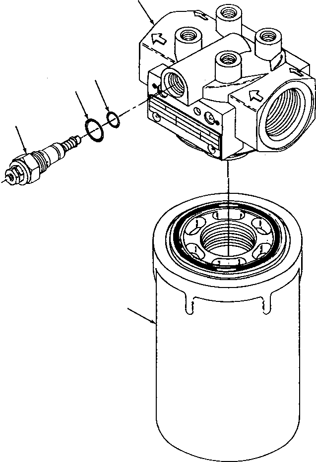 Rollers DRESSTA / 784, D784, PD784 S/N 452000-Up(784) / TRANSMISSION OIL FILTER(10-126 : 10-126)
