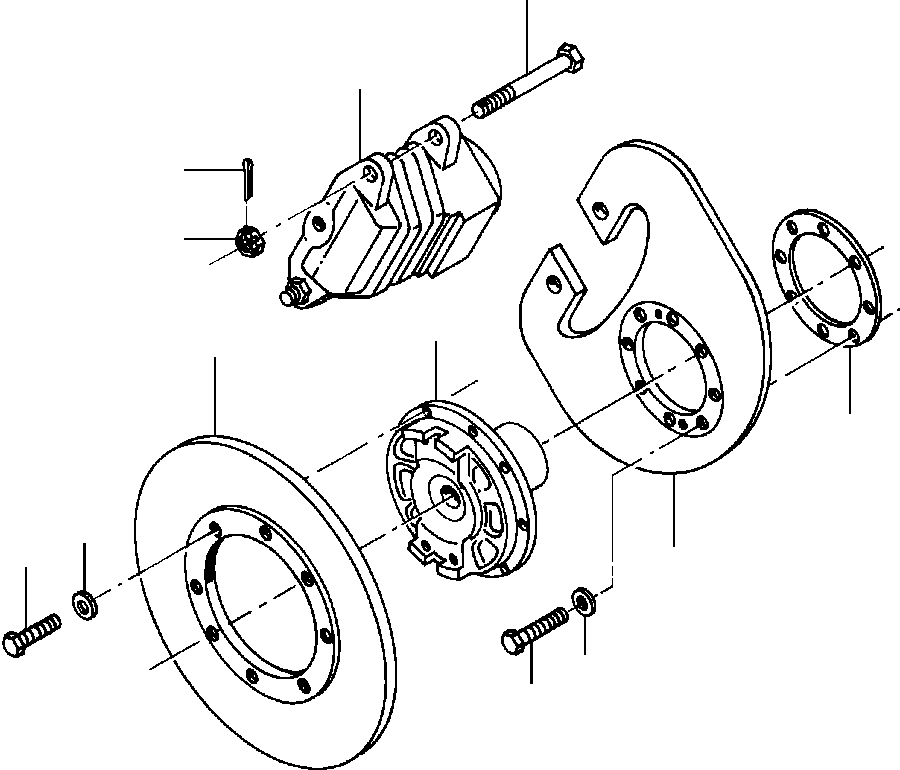 Graders DRESSTA / 830 S/N U200000-U200416(830A1) / PARKING BRAKE - F2 S/N 200000 THRU 200385, 200387, 200389, 200390, 200394, 200397, 200400 & 200401(04-014 : 04-014)