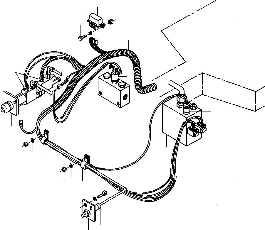 Graders DRESSTA / 830 S/N U200000-U200416(830A1) / UNDER CAB WIRING(08-006 : 08-006)